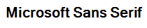 Microsoft Sans Serif